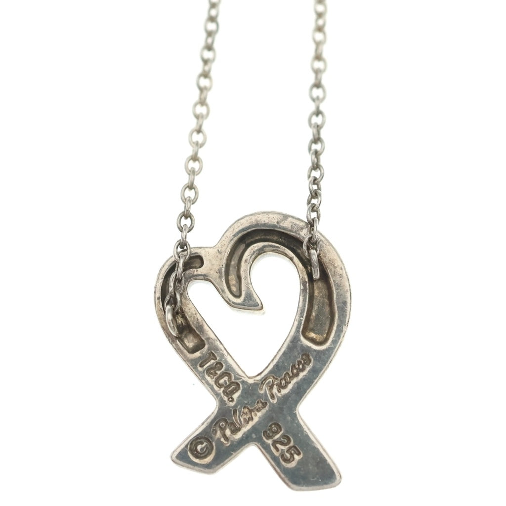 TIFFANY & Co.(ティファニー) ラビングハート ネックレス シルバー Ag925 レディース