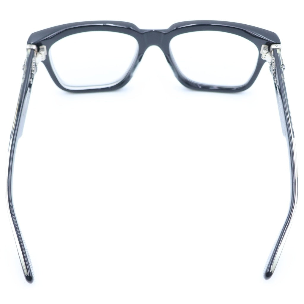 CHROME HEARTS(クロムハーツ) BOX OFFICER ボックスオフィサー ダガーテンプル ウェリントン サングラス 眼鏡 ブラック/シルバー ケース