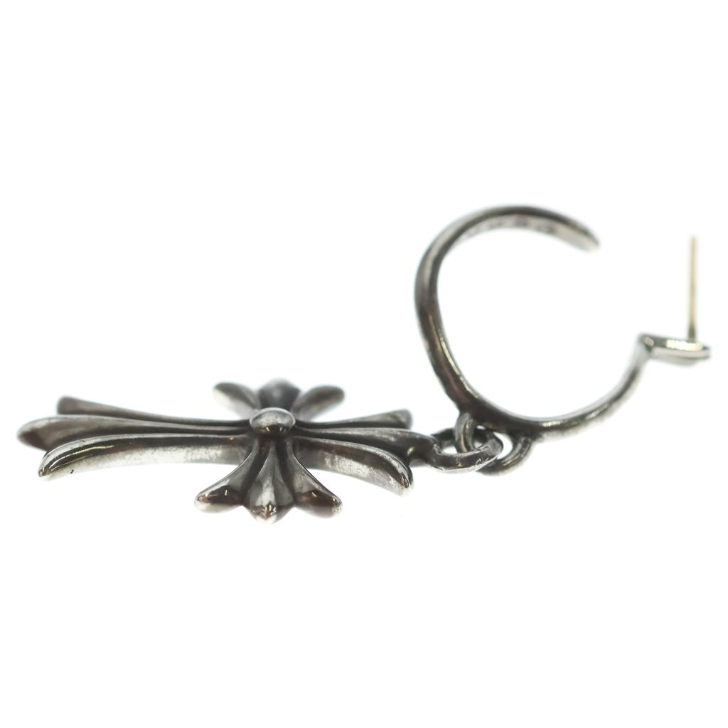CHROME HEARTS(クロムハーツ) TINY CH CROSS タイニーCHクロス フープピアス シルバー BCA115