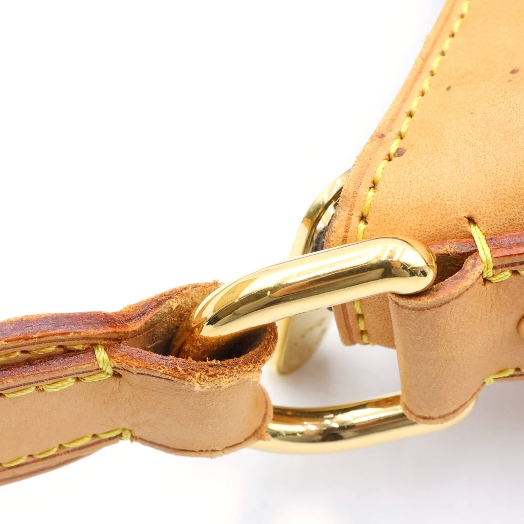 LOUIS VUITTON(ルイヴィトン) モノグラム テムズGM ワンショルダーバッグ ブラウン レザー×PVC M56383 ゴールド金具 レディース