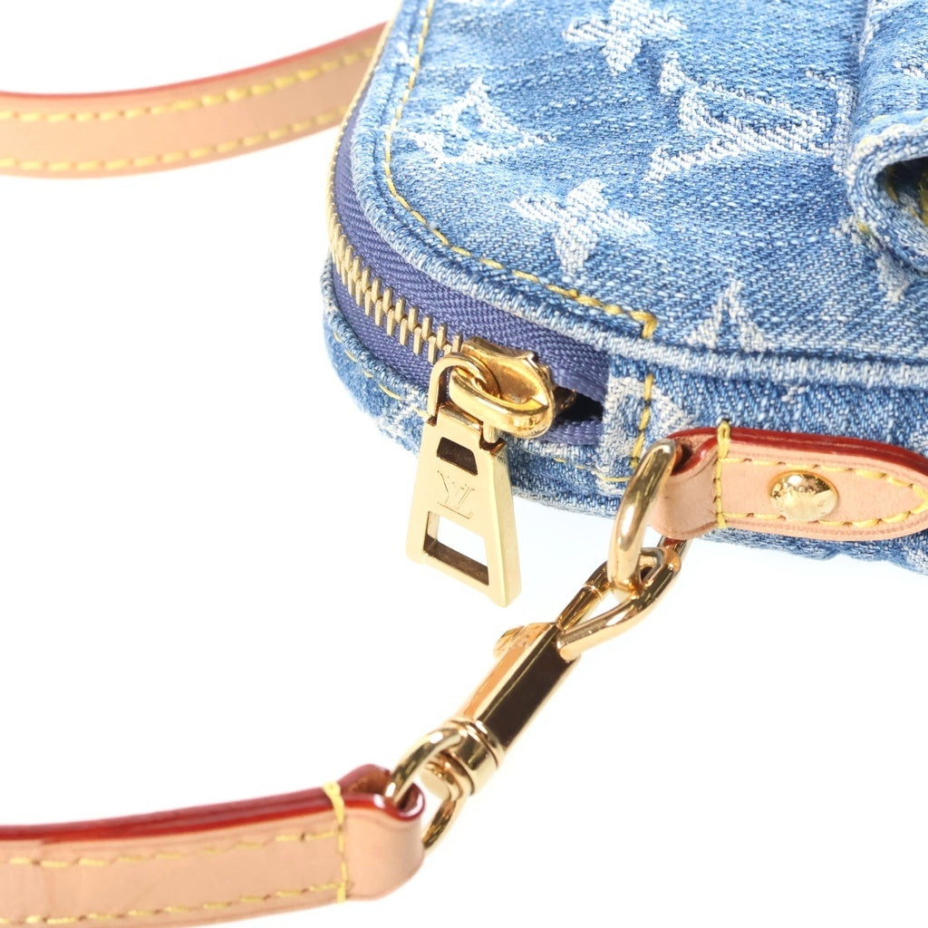 LOUIS VUITTON(ルイヴィトン) モノグラム デニム ポシェット・フェアファックス ショルダーバッグ ブルー M82948 スト レディース