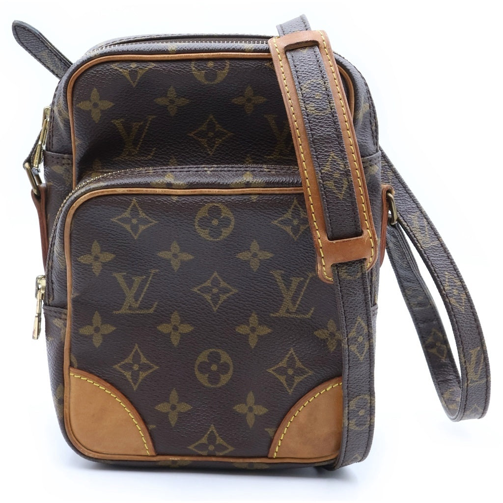LOUIS VUITTON(ルイヴィトン) モノグラム アマゾン ショルダーバッグ PVC×レザー ブラウン M45236 レディース