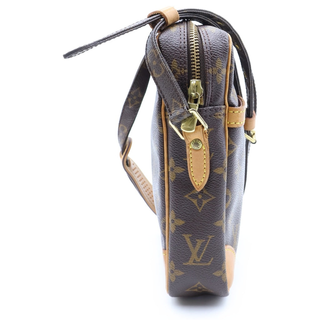 LOUIS VUITTON(ルイヴィトン) モノグラム ダヌーヴ ショルダーバッグ PVC×レザー ブラウン M45266 レディース