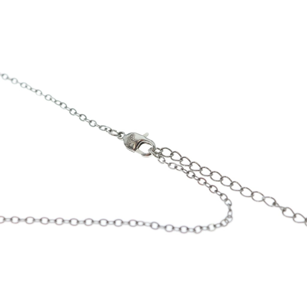 Vivienne Westwood(ヴィヴィアンウエストウッド) オーブネックレス メタル シルバー ラインストーン レッド レディース