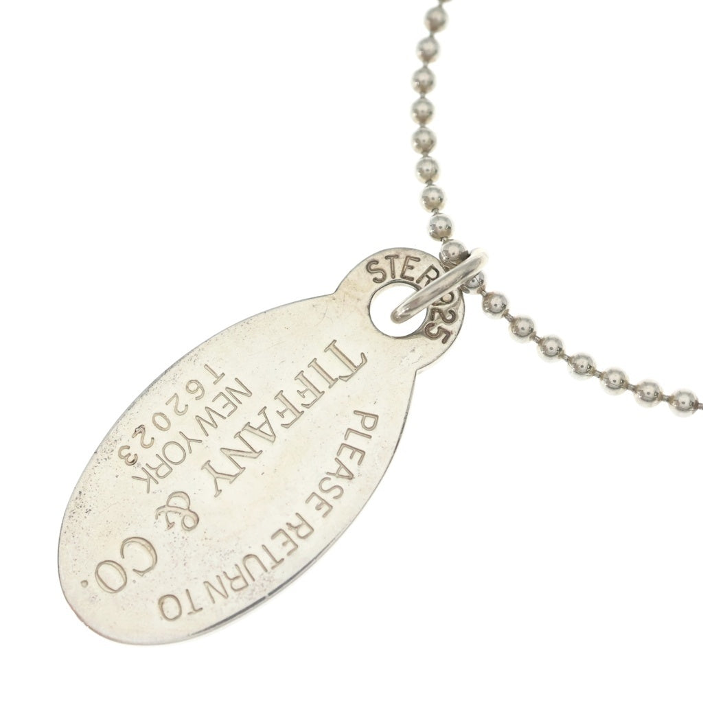 TIFFANY & Co.(ティファニー) リターントゥ ティファニー オーバル タグ チェーン ネックレス シルバー SV925 レディース