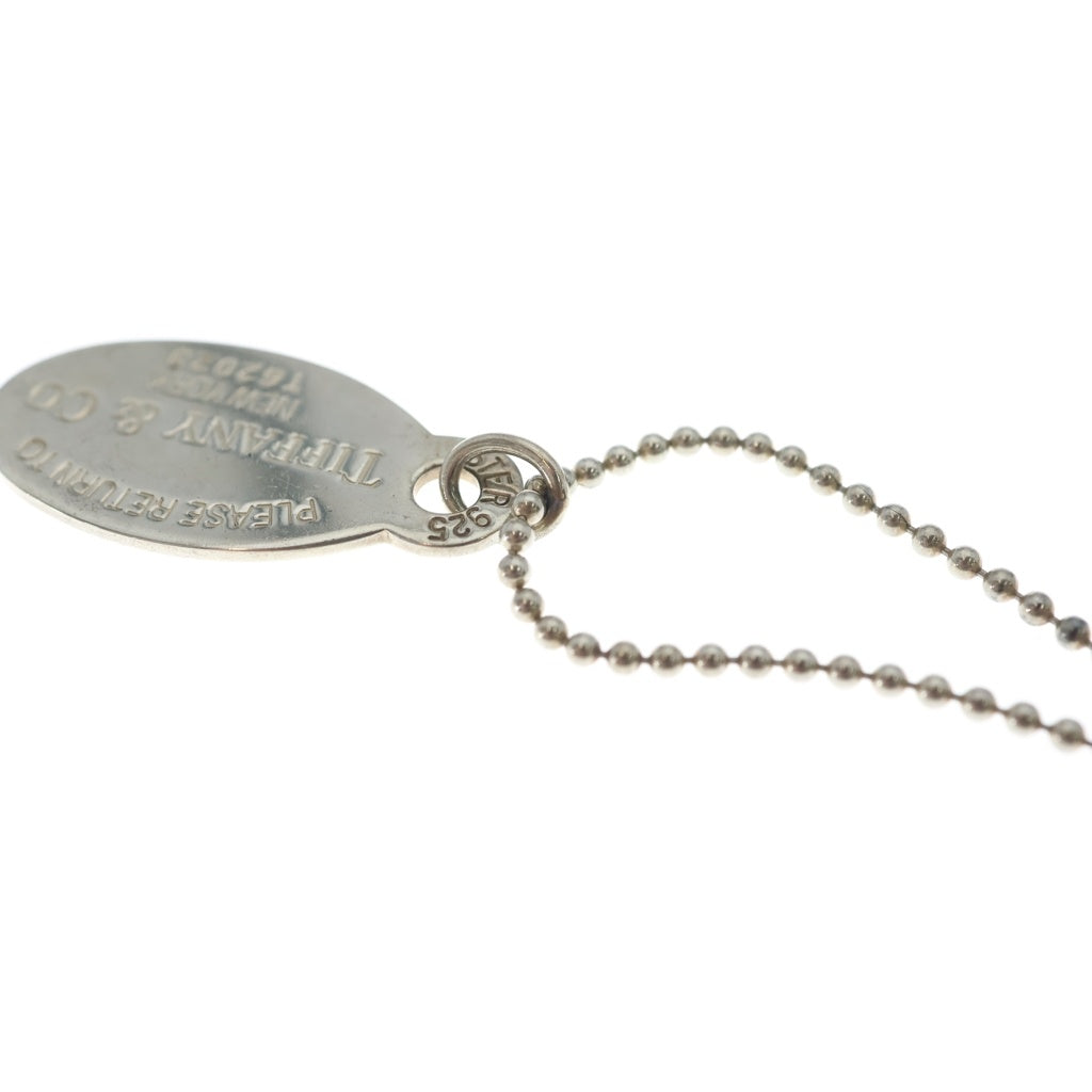 TIFFANY & Co.(ティファニー) リターントゥ ティファニー オーバル タグ チェーン ネックレス シルバー SV925 レディース