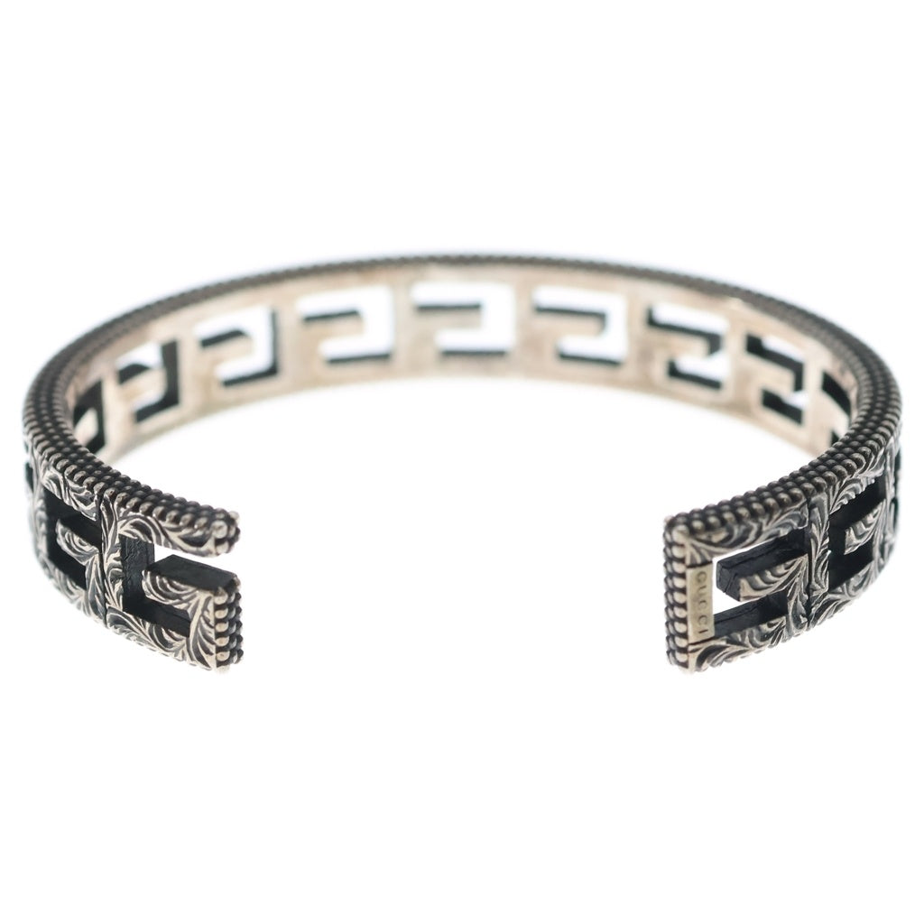 GUCCI(グッチ) アラベスク スクエアG バングル Ag925 シルバー