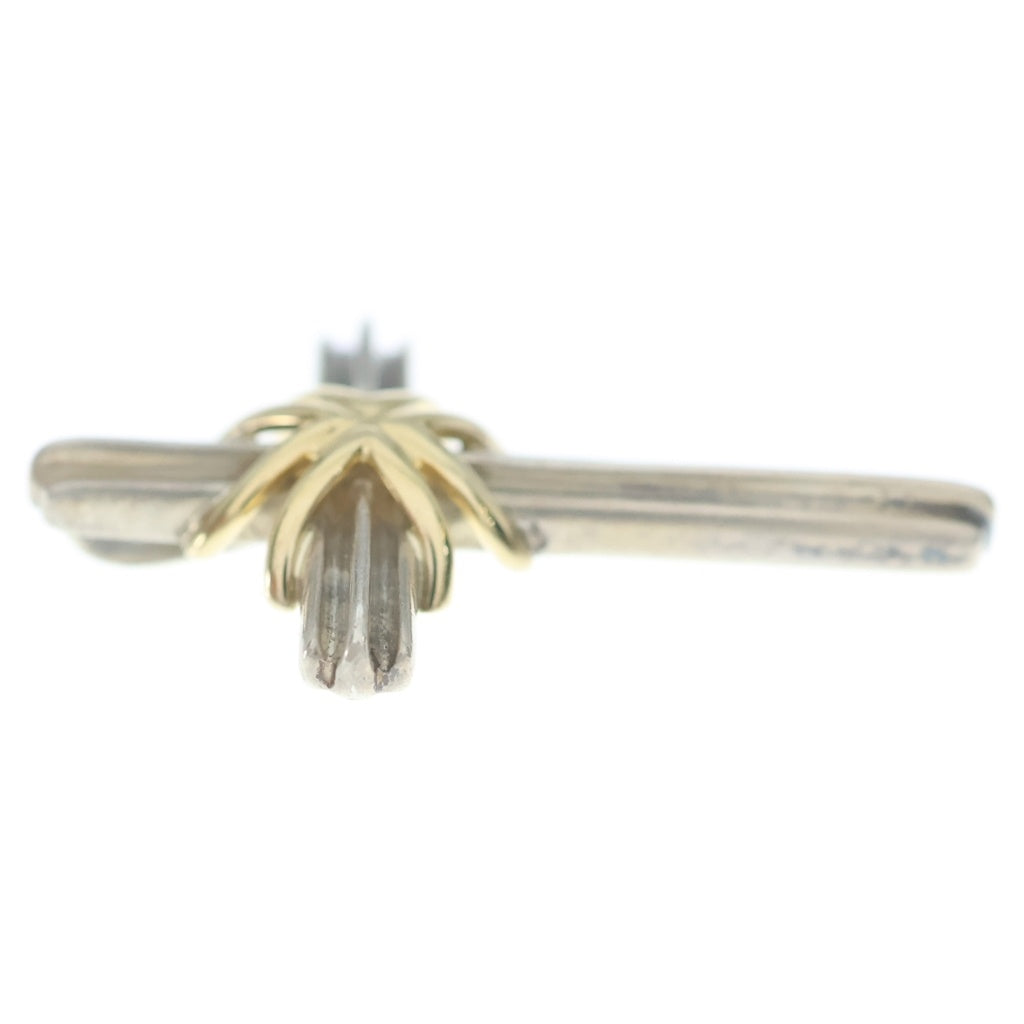 TIFFANY & Co.(ティファニー) シグネチャークロス ネックレストップ シルバー/ゴールド Ag925/Au750 レディース