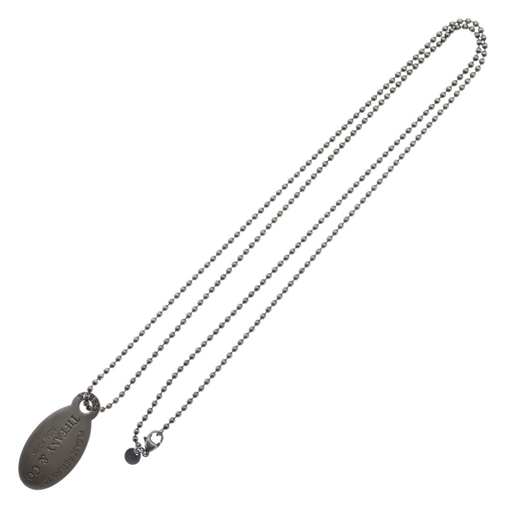 TIFFANY & Co.(ティファニー) リターントゥティファニー オーバルタグ ネックレス Ag925 シルバー レディース