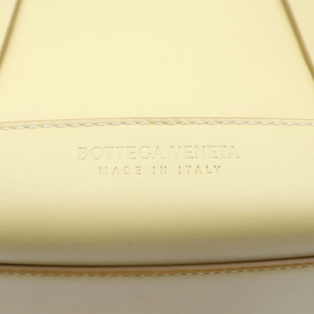 BOTTEGA VENETA(ボッテガヴェネタ) アルコ マキシイントレチャート ハンドバッグ ベージュ レザー レディース