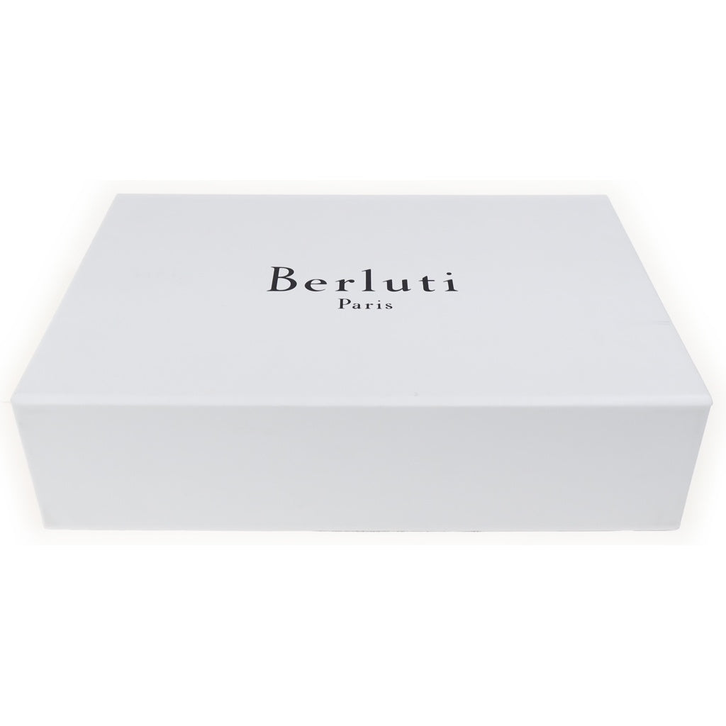 Berluti(ベルルッティ) ライト スクリットパターン クルーネック 半袖ニット Tシャツ ブルー R29KRS61YWDN