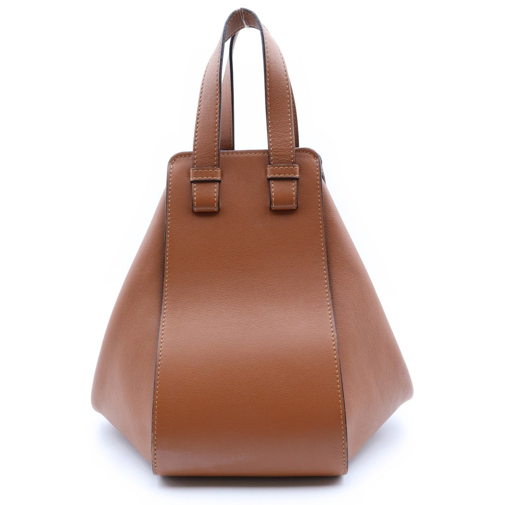 LOEWE(ロエベ) ハンモック スモール ハンドバッグ ショルダーバッグ 2WAY ブラウン レザー 62219 レディース