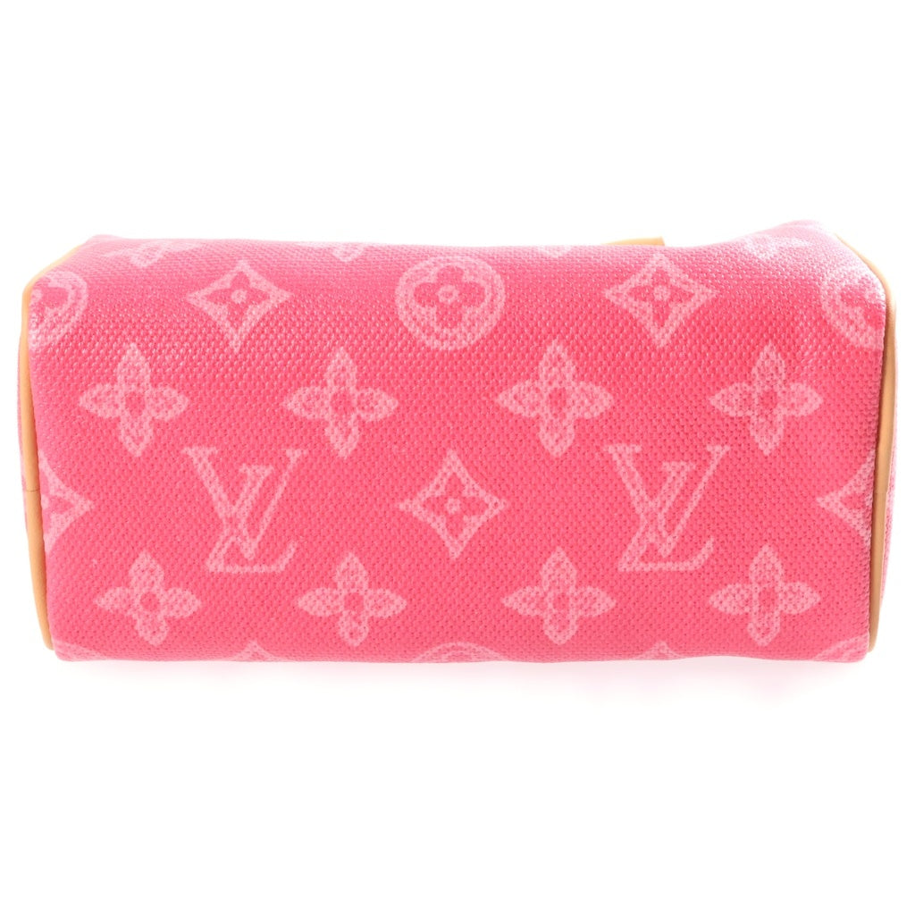 LOUIS VUITTON(ルイヴィトン) モノグラムオリジン ナノ・スピーディ ハンドバッグ ショルダーバッグ 2WAY PVC×レザー ピンク M28322 NFC レディース