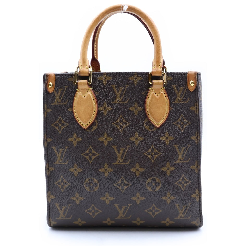LOUIS VUITTON(ルイヴィトン) モノグラム サックプラBB ハンドバッグ ショルダーバッグ ブラウン PVC×レザー M46265 NFC レディース