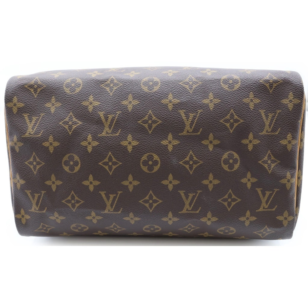LOUIS VUITTON(ルイヴィトン) モノグラム スピーディ30 ハンドバッグ ブラウン PVC×レザー M41526 レディース