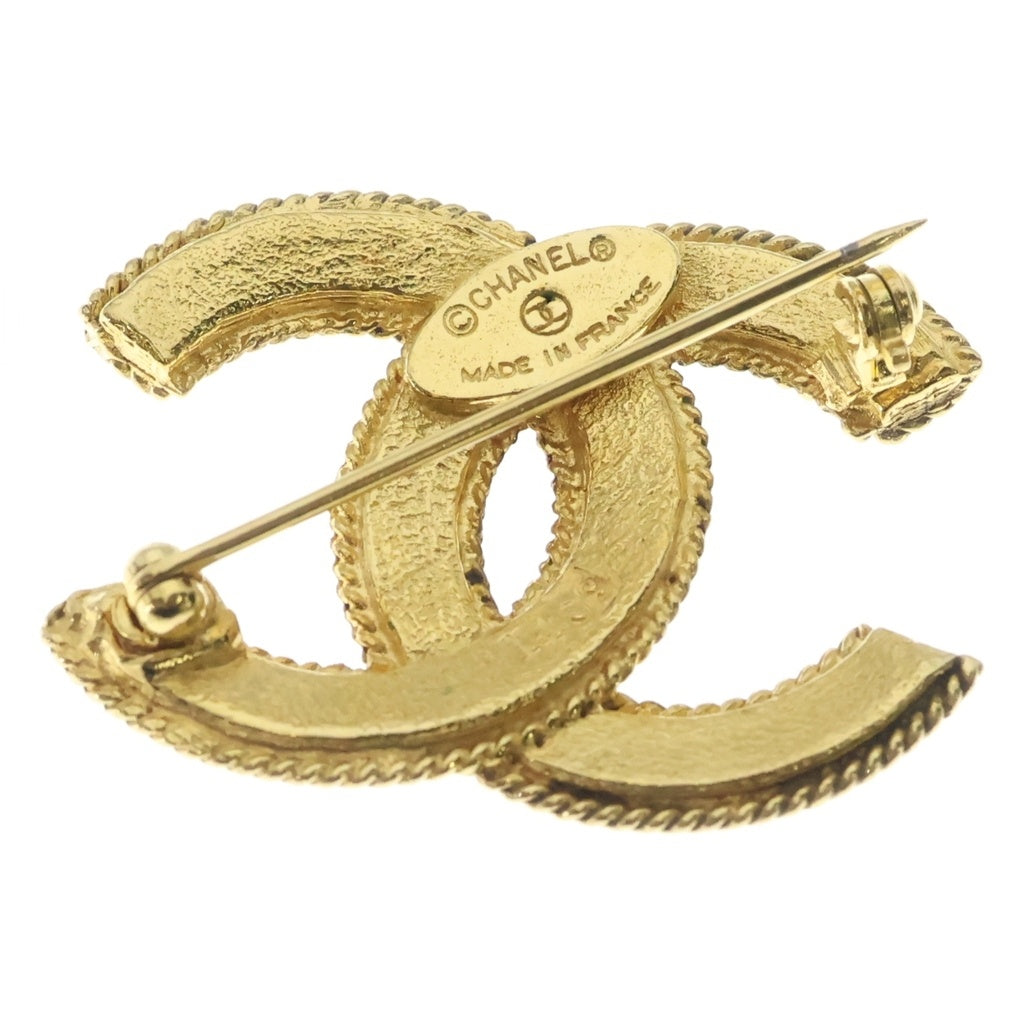 CHANEL(シャネル) ココマーク ブローチ メタル ゴールド コメ有 1109