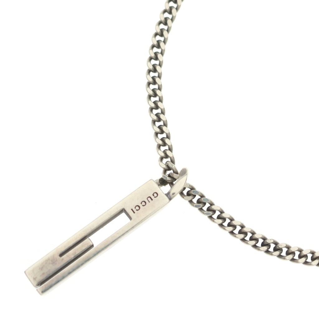 GUCCI(グッチ) カットアウトG ネックレス シルバー チェーン Ag925 レディース