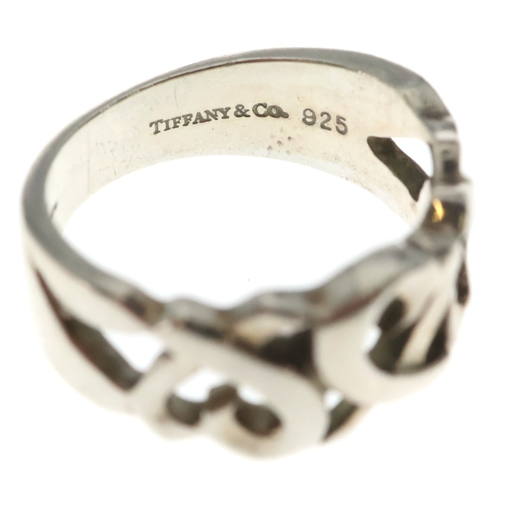 【11号】ティファニー TIFFANY パロマピカソ クロスリング SV925 TIFFANY & Co.(ティファニー) パロマ ピカソ トリプルラビングハート