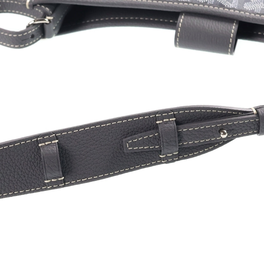 GOYARD(ゴヤール) ミュゼットPM ショルダーバッグ グレー PVC×レザー LME020262 袋 レディース