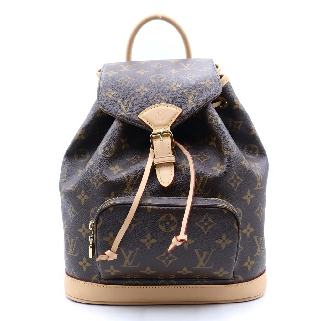 LOUIS VUITTON(ルイヴィトン) モノグラム モンスリMINI リュックサック バックパック ブラウン PVC×レザー M11199 レディース