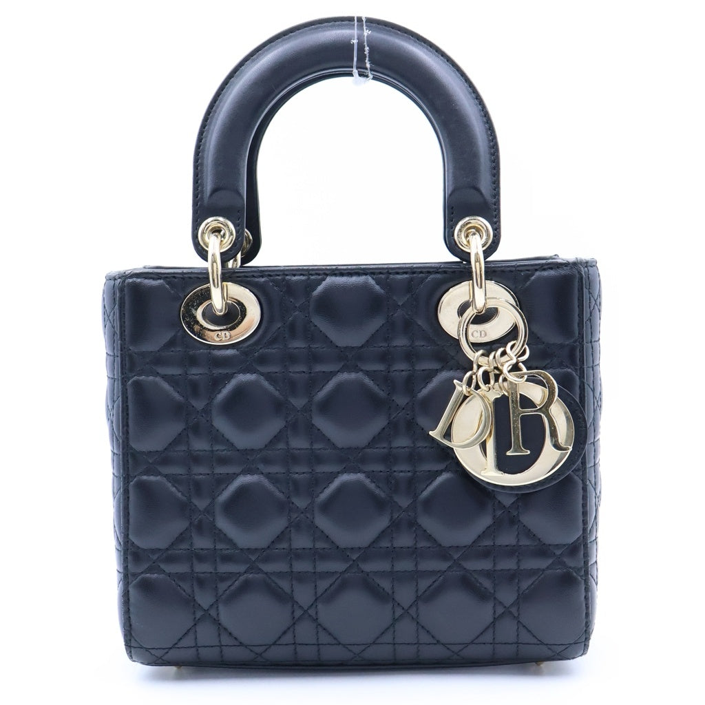DIOR(ディオール) レディディオール スモール カナージュ 2wayバッグ ゴールド金具 レディース