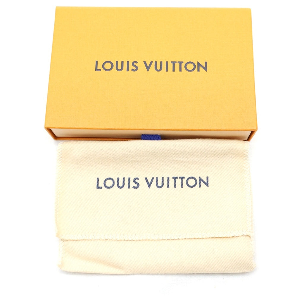 LOUIS VUITTON(ルイヴィトン) モノグラムアンプラント ポシェットクレ コインケース 小物入れ ブラック×ベージュ レザー M80885 レディース