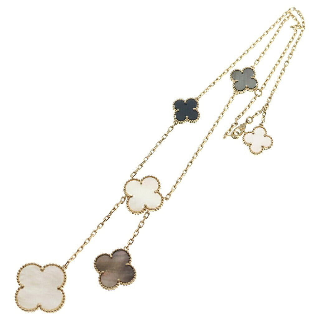 Van Cleef & Arpels(ヴァンクリーフアンドアーペル) マジックアルハンブラ ネックレス 6モチーフ イエローゴールド 750YG VCARD79200