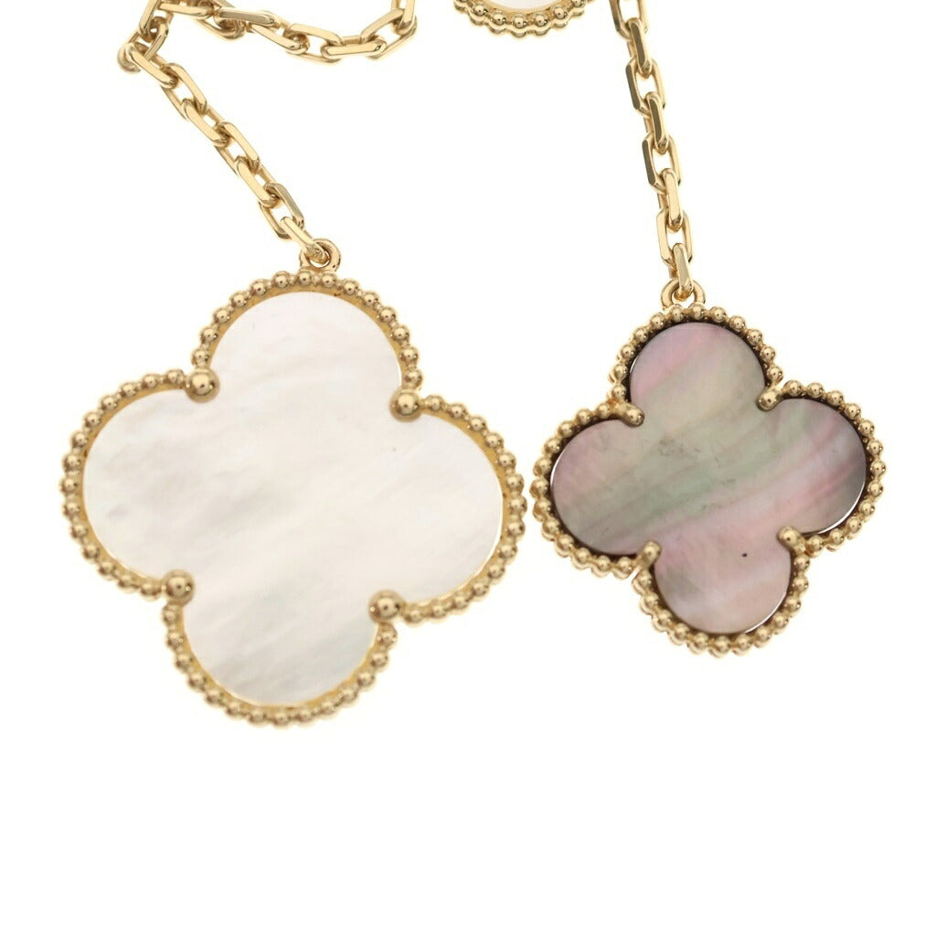 Van Cleef & Arpels(ヴァンクリーフアンドアーペル) マジックアルハンブラ ネックレス 6モチーフ イエローゴールド 750YG VCARD79200