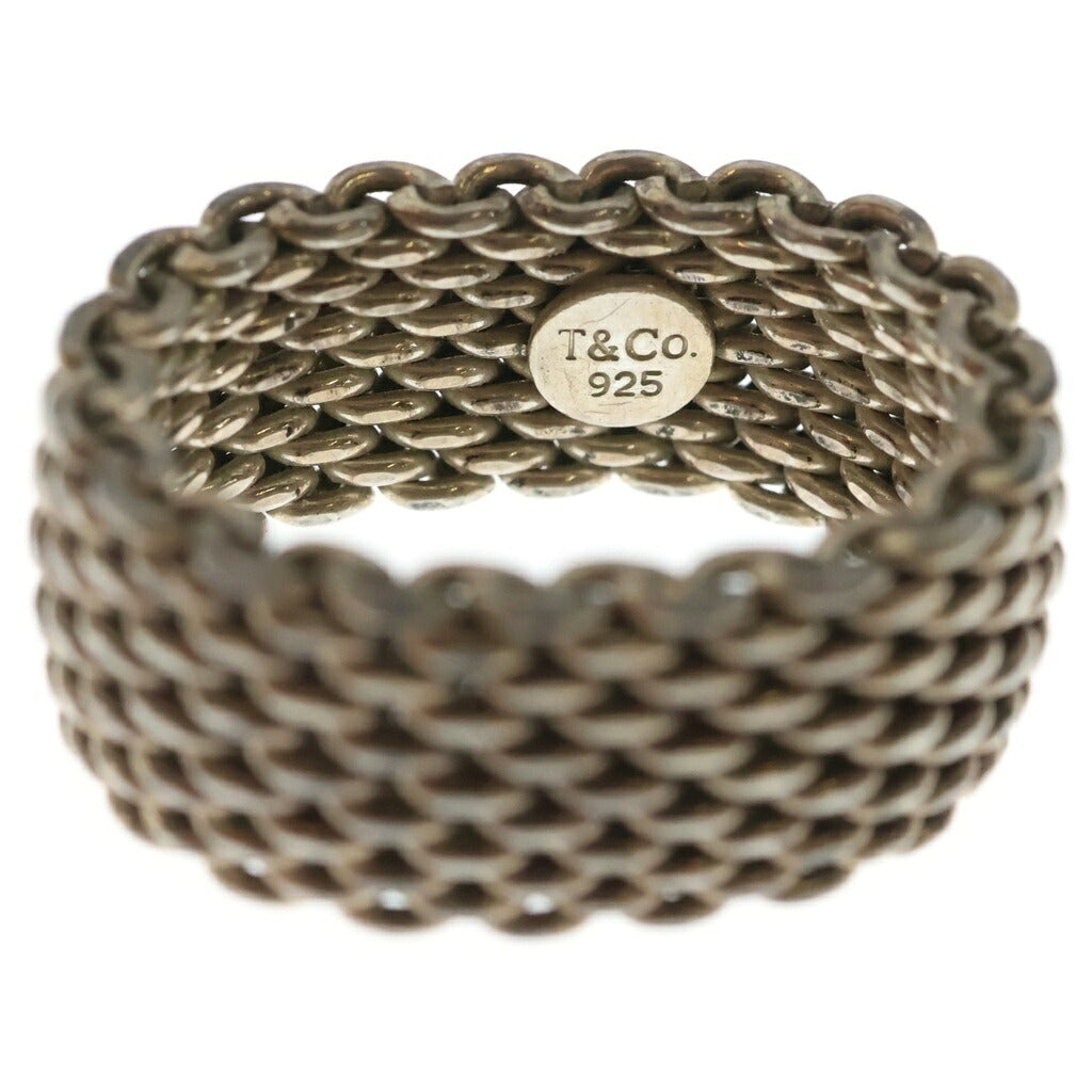 TIFFANY & Co.(ティファニー) サマセット メッシュ リング シルバー SV925 箱、袋