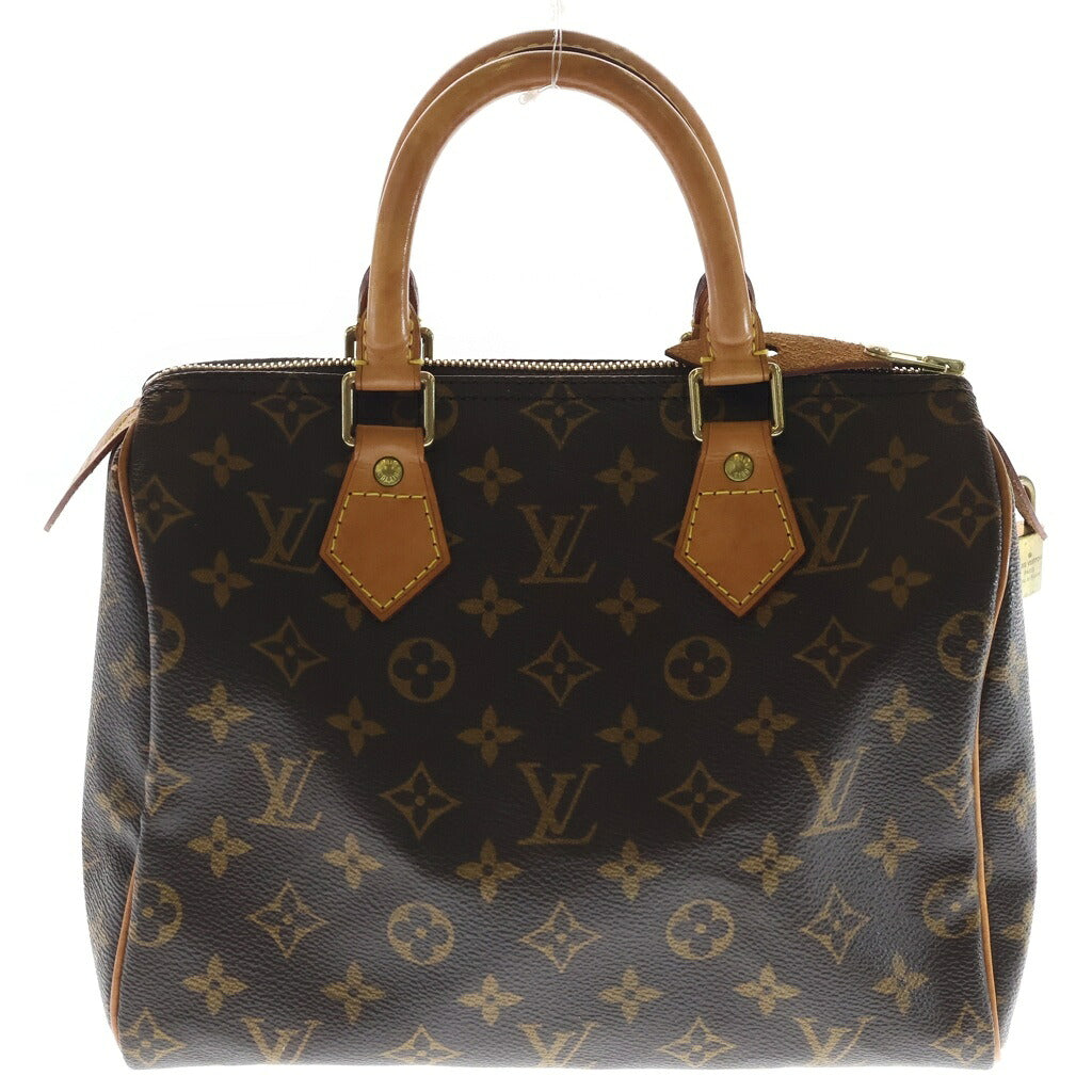 LOUIS VUITTON(ルイヴィトン) モノグラム スピーディー25 ハンドバッグ ミニボストンバッグ ブラウン PVC×レザー M41528