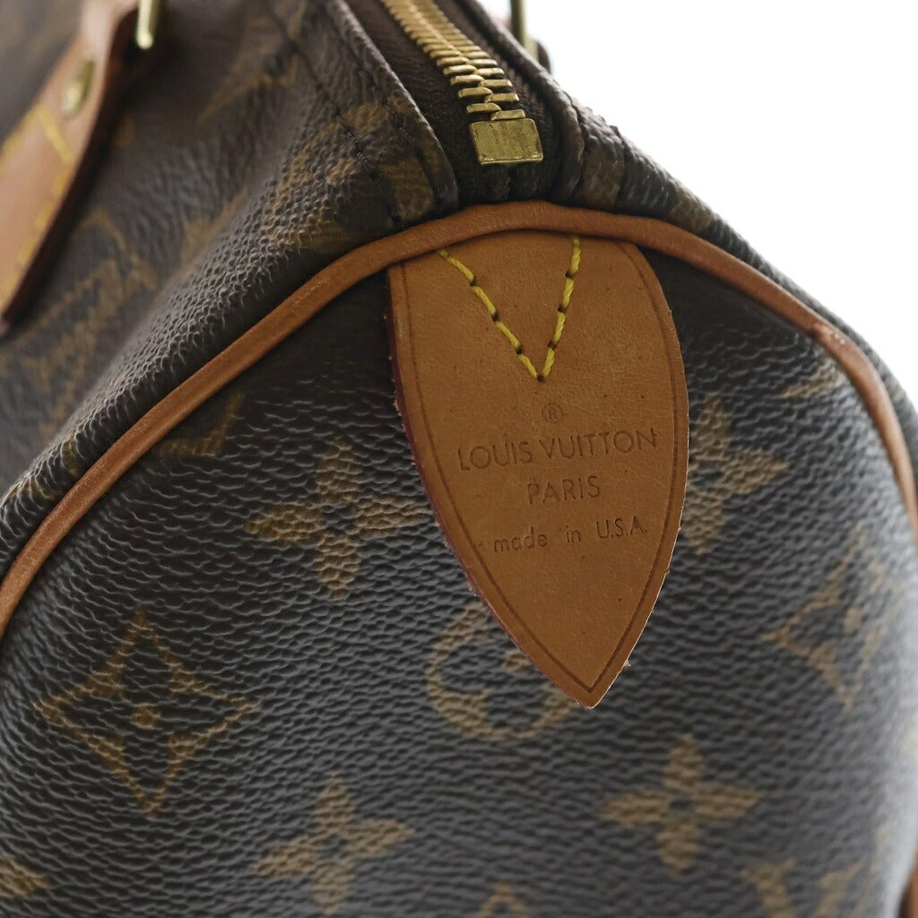 LOUIS VUITTON(ルイヴィトン) モノグラム スピーディー25 ハンドバッグ ミニボストンバッグ ブラウン PVC×レザー M41528