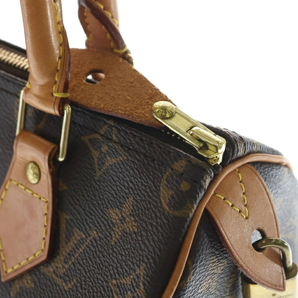 LOUIS VUITTON(ルイヴィトン) モノグラム スピーディー25 ハンドバッグ ミニボストンバッグ ブラウン PVC×レザー M41528