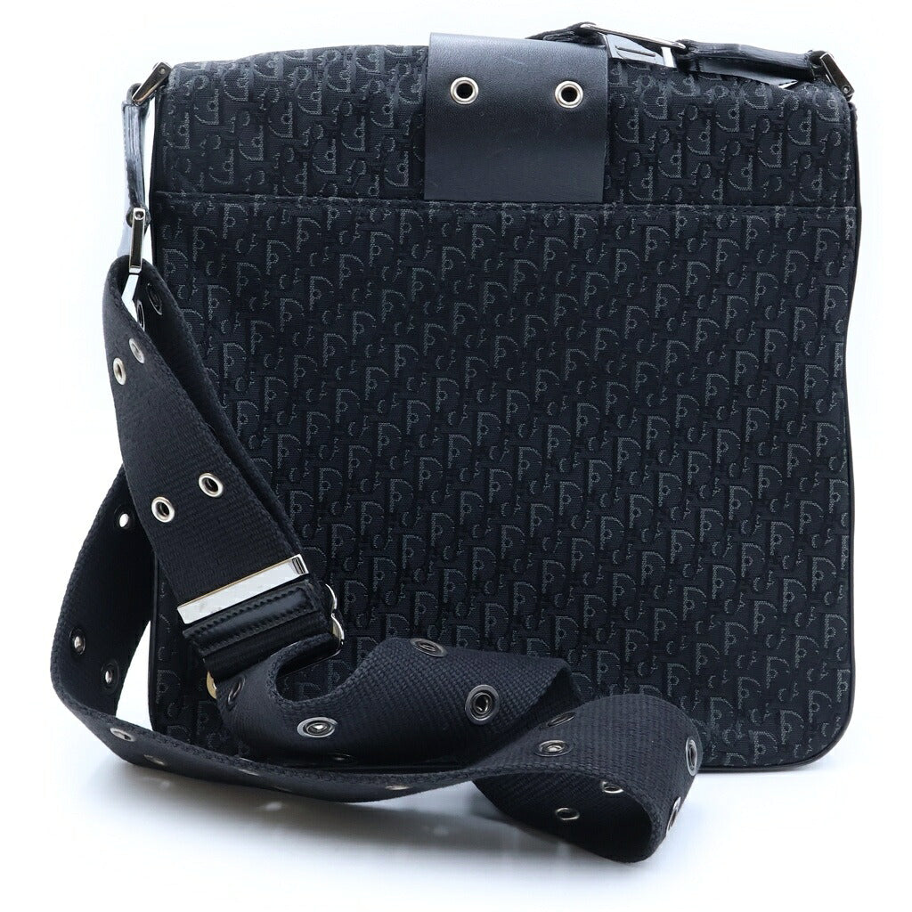DIOR(ディオール) ストリートシック トロッター ショルダーバッグ ブラック キャンバス