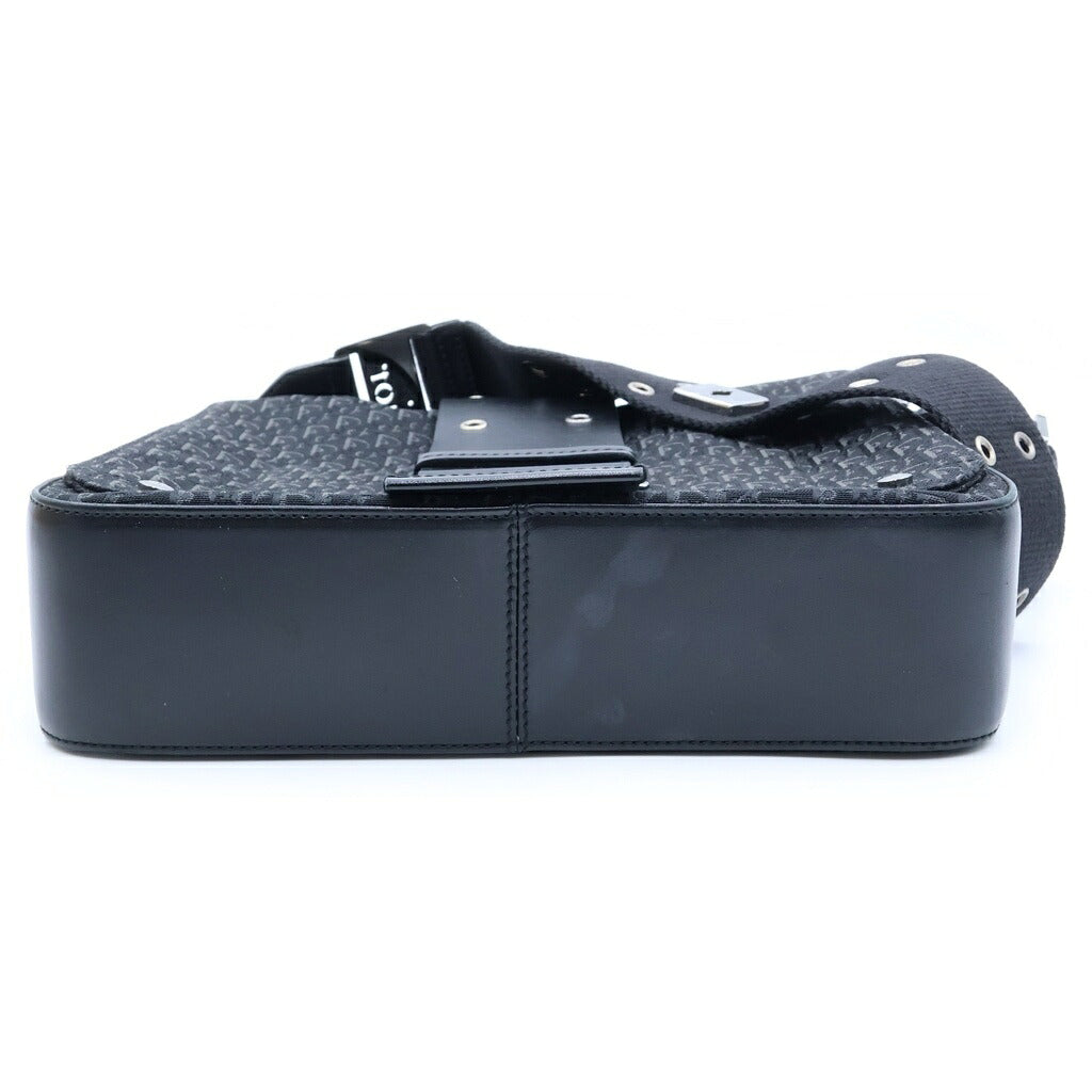 DIOR(ディオール) ストリートシック トロッター ショルダーバッグ ブラック キャンバス