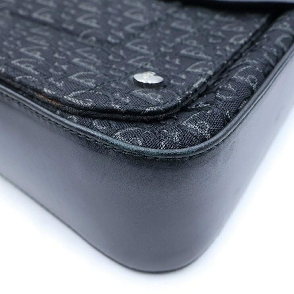 DIOR(ディオール) ストリートシック トロッター ショルダーバッグ ブラック キャンバス