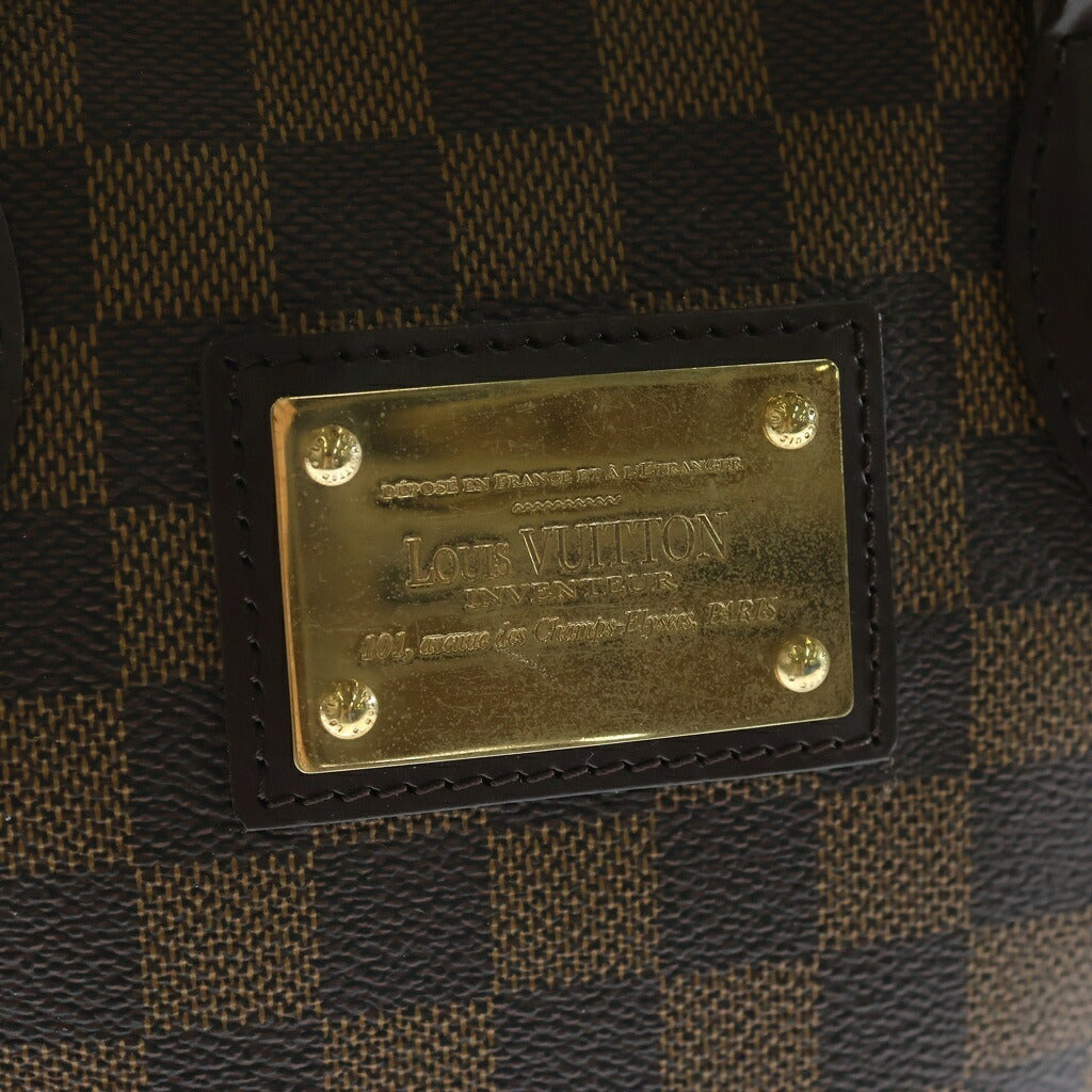 LOUIS VUITTON(ルイヴィトン) ダミエ ハムステッドPM ハンドバッグ ブラウン PVCレザー N51205 レディース
