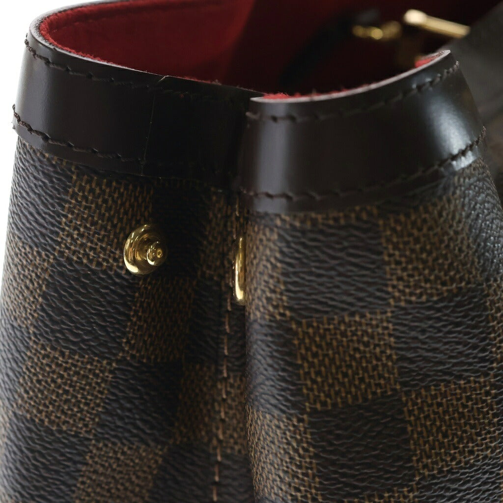 LOUIS VUITTON(ルイヴィトン) ダミエ ハムステッドPM ハンドバッグ ブラウン PVCレザー N51205 レディース