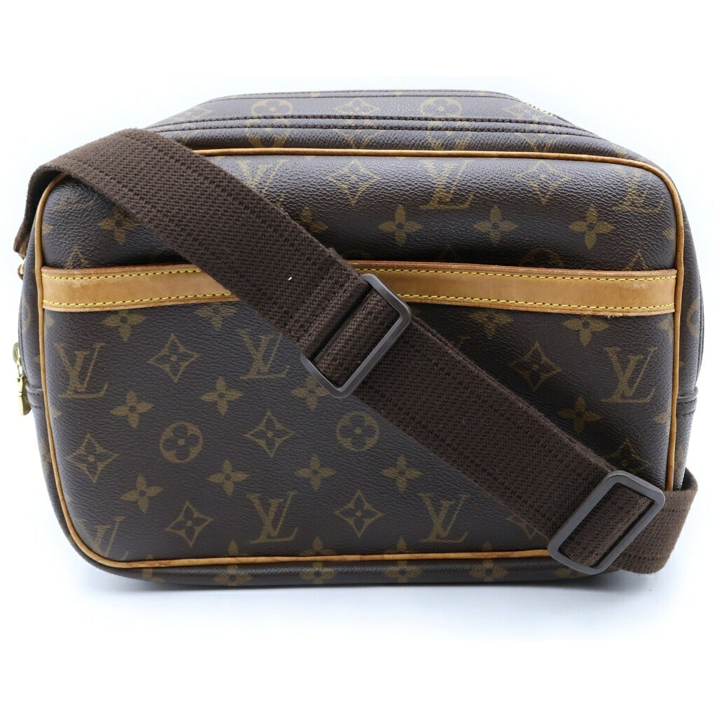 LOUIS VUITTON(ルイヴィトン) モノグラム リポーターPM ショルダーバッグ ブラウン PVCレザー M45254