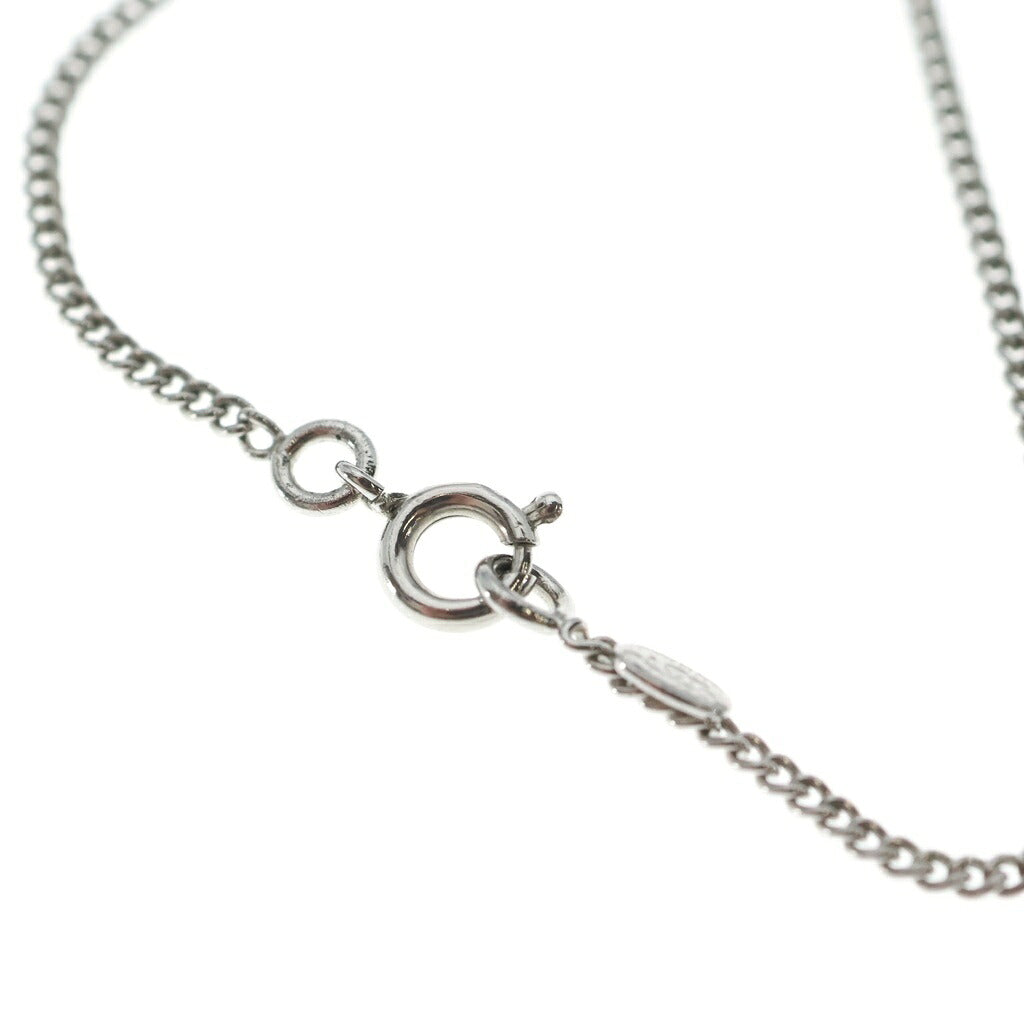 CHANEL(シャネル) ココマーク ネックレス メタル シルバー×ブラック コメ有 06V