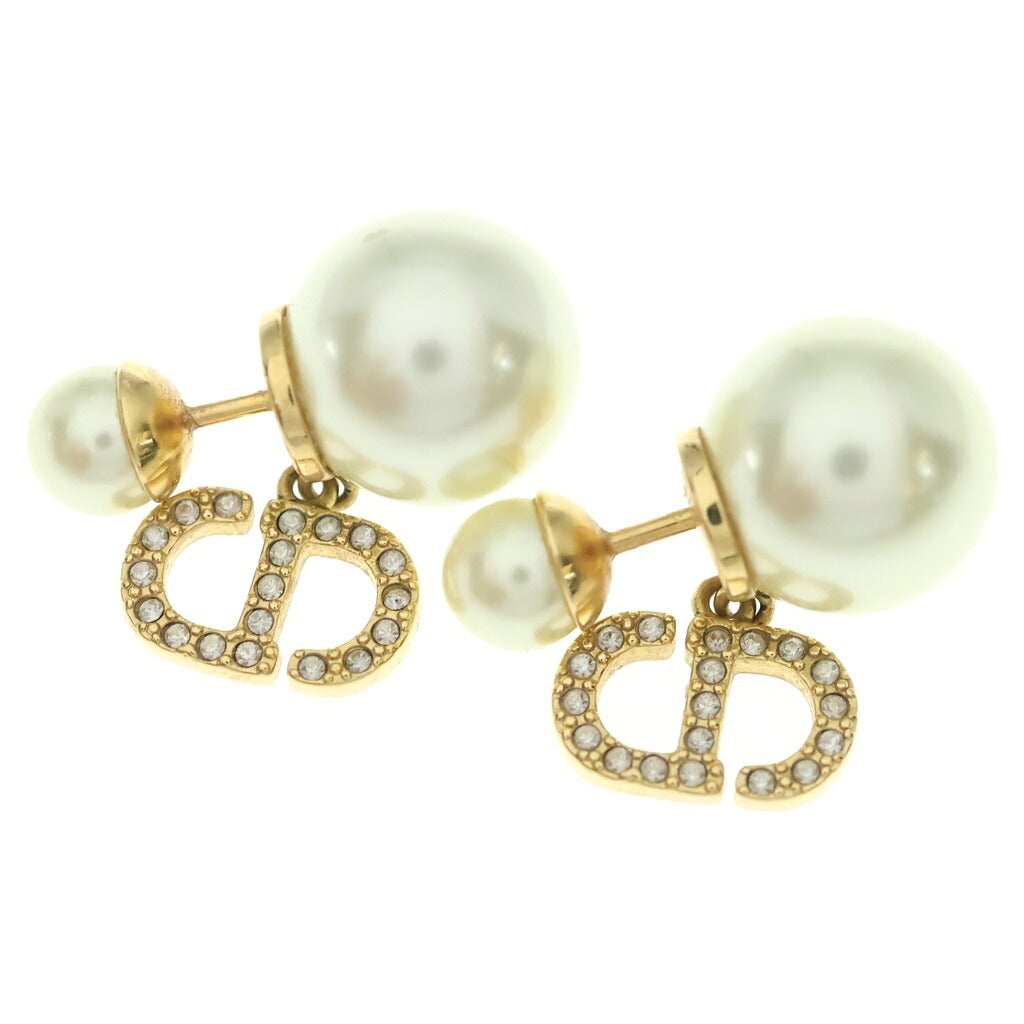 DIOR(ディオール) CDロゴ トライバル ピアス ゴールド レジンパール