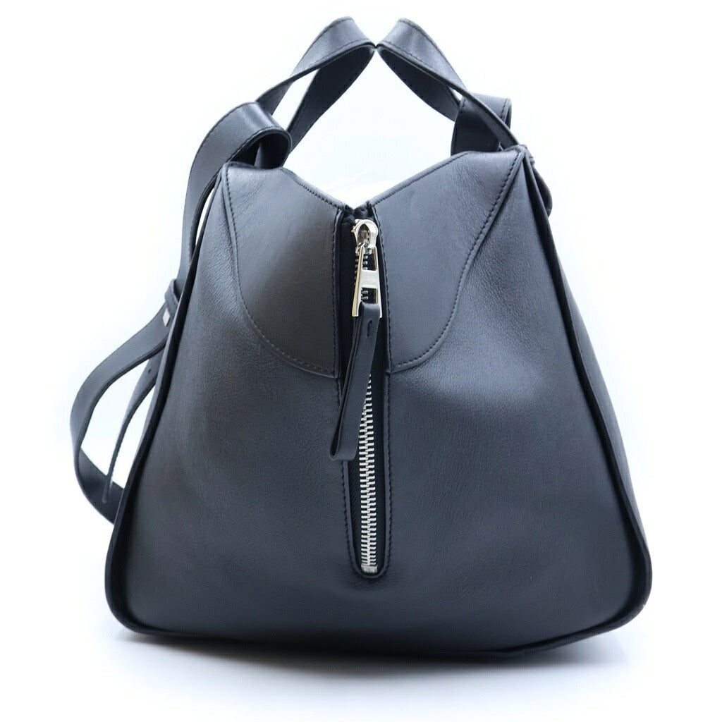 LOEWE(ロエベ) ハンモック スモール ショルダーバッグ ハンドバッグ 2WAY ブラック レザー 387.30NN60 1100