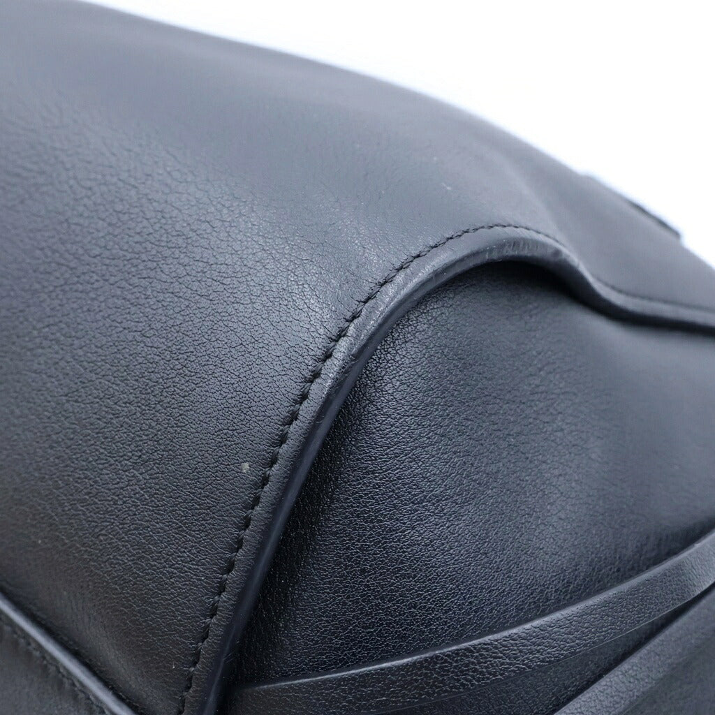 LOEWE(ロエベ) ハンモック スモール ショルダーバッグ ハンドバッグ 2WAY ブラック レザー 387.30NN60 1100