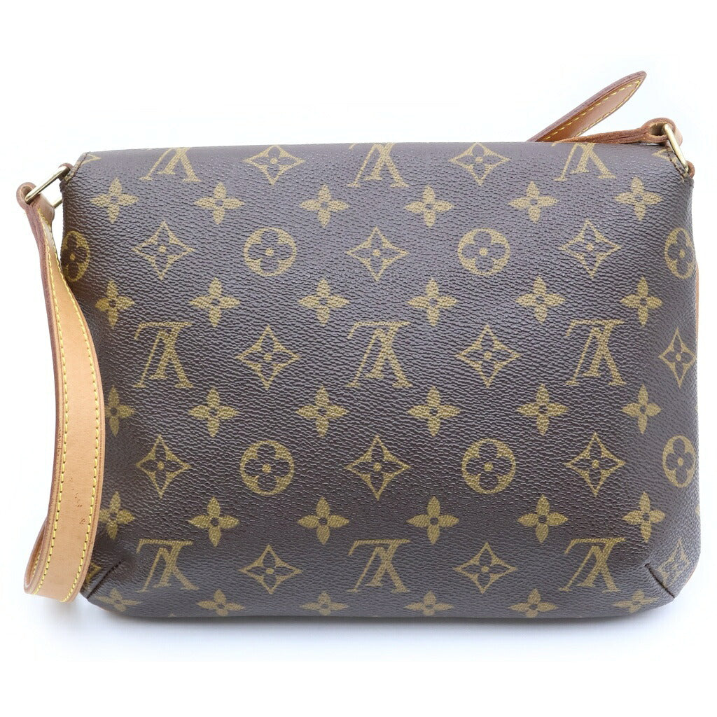 LOUIS VUITTON(ルイヴィトン) モノグラム ミュゼットタンゴ ショート ハンドバッグ PVC×レザー ブラウン M51257