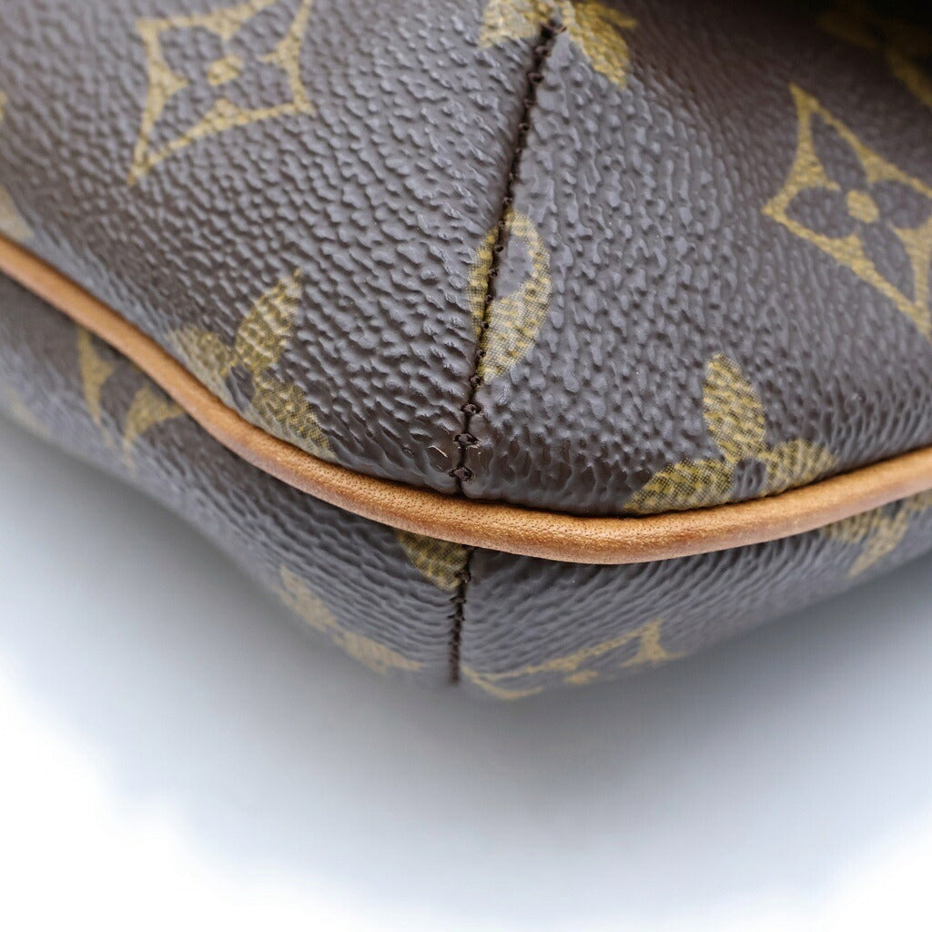 LOUIS VUITTON(ルイヴィトン) モノグラム ミュゼットタンゴ ショート ハンドバッグ PVC×レザー ブラウン M51257