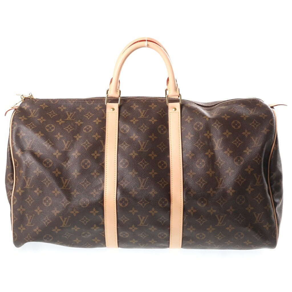 LOUIS VUITTON(ルイヴィトン) モノグラム キーポル55 ハンドバッグ ボストンバッグ ブラウン PVC×レザー M41424