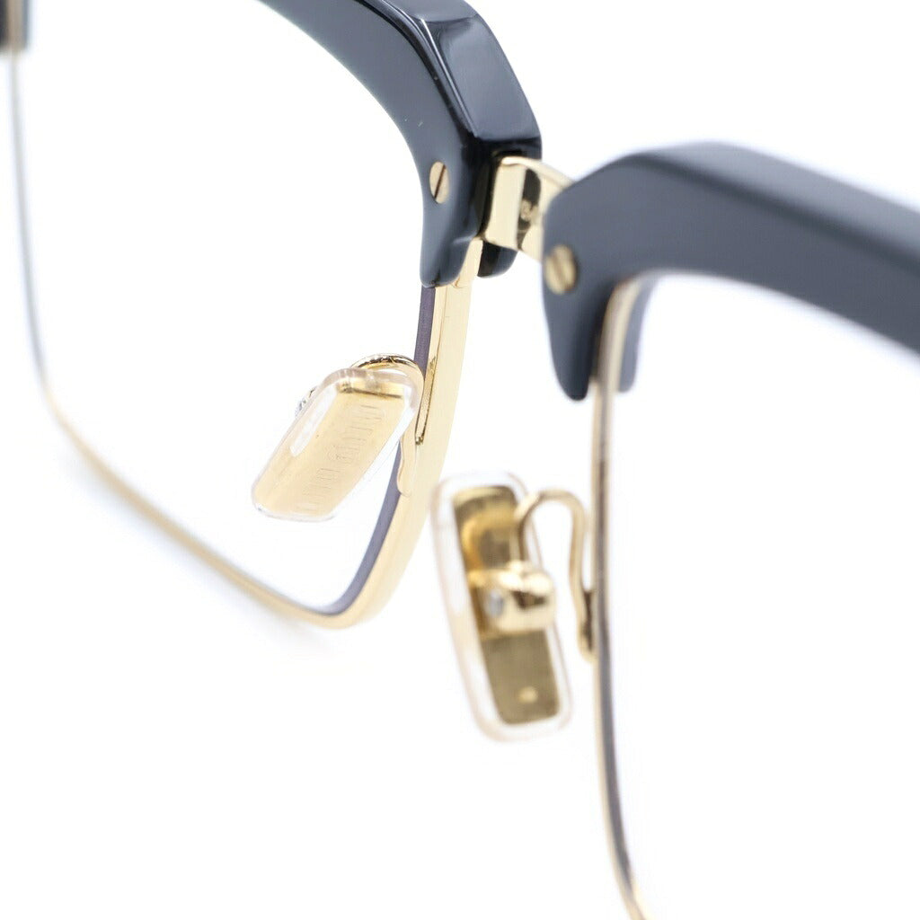 miumiu(ミュウミュウ) ロゴ アイウェア ブラック×ゴールド プラスチック×メタル SMU 10Z 54□17 1AB-08N 140 0N SMU10Z