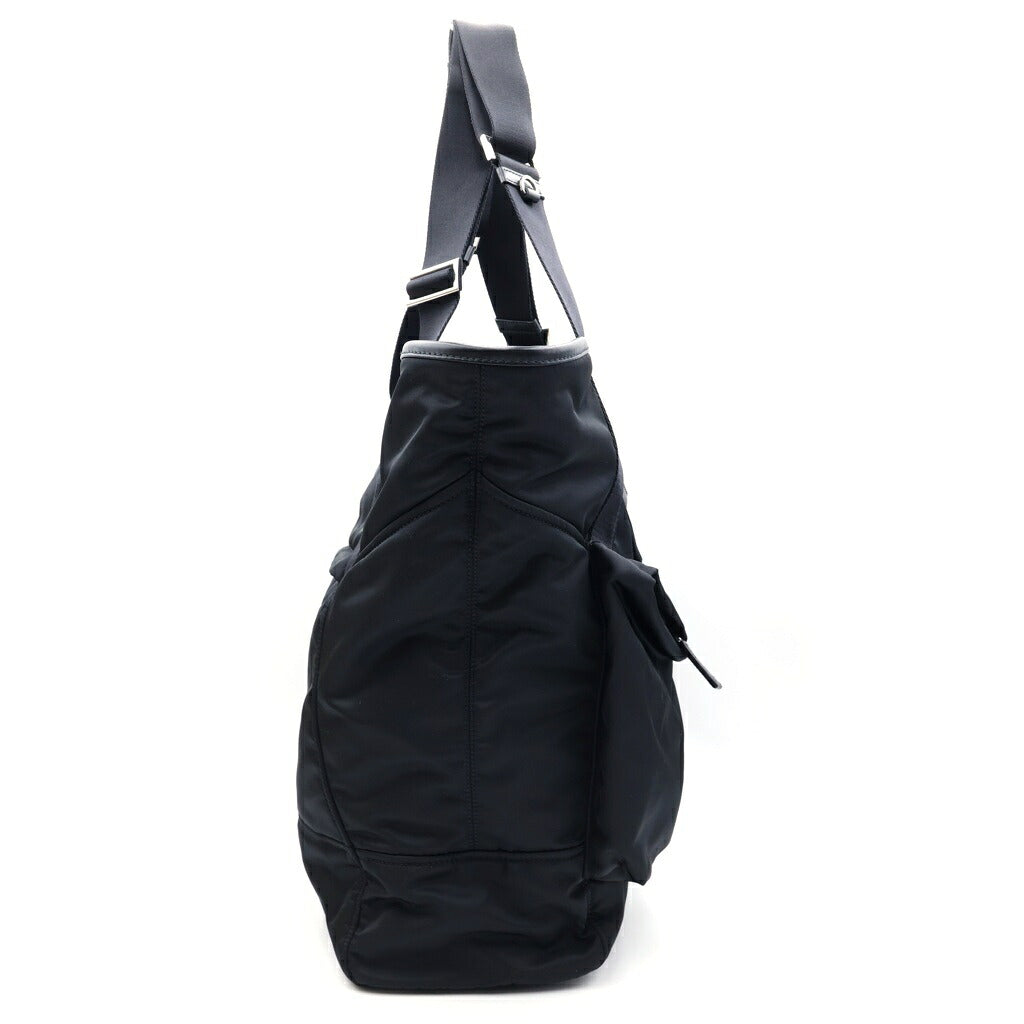 PRADA(プラダ) Re-Nylon ハンドバッグ トライアングルロゴ ブラック ナイロン 2VG120