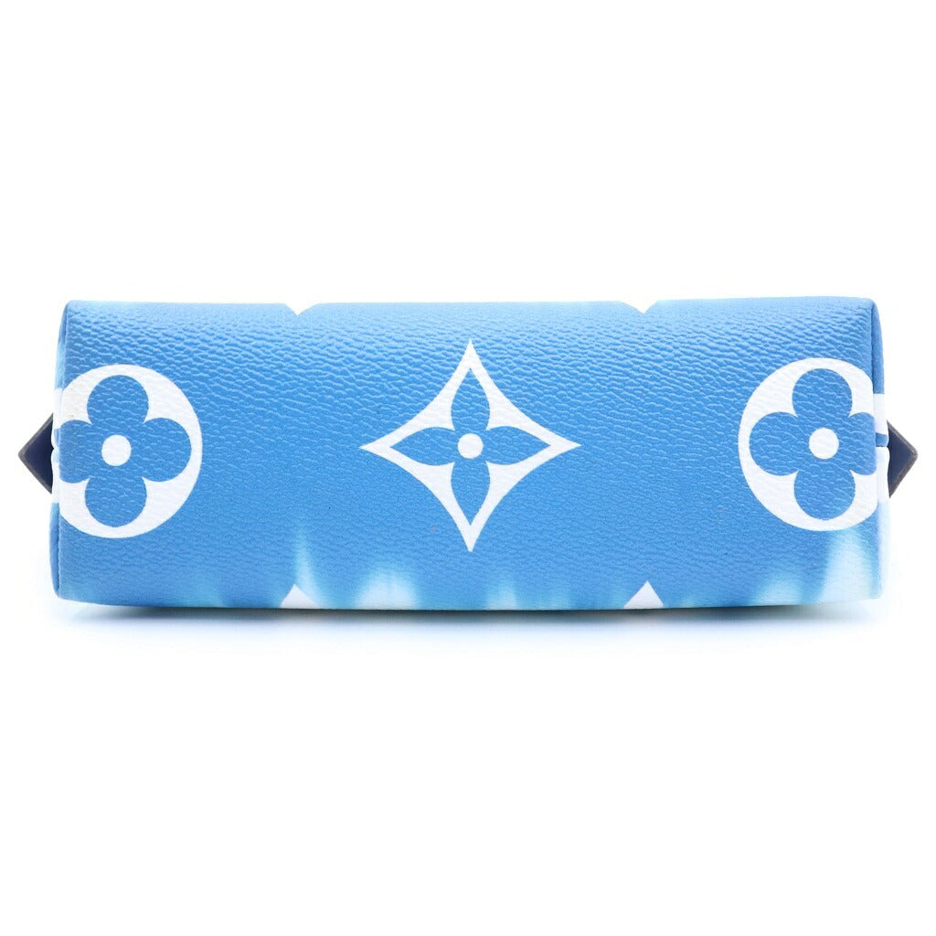 LOUIS VUITTON(ルイヴィトン) LVエスカル モノグラム ジャイアント ポシェットコスメティック ポーチ ブルー×ホワイト PVC×レザー M69138