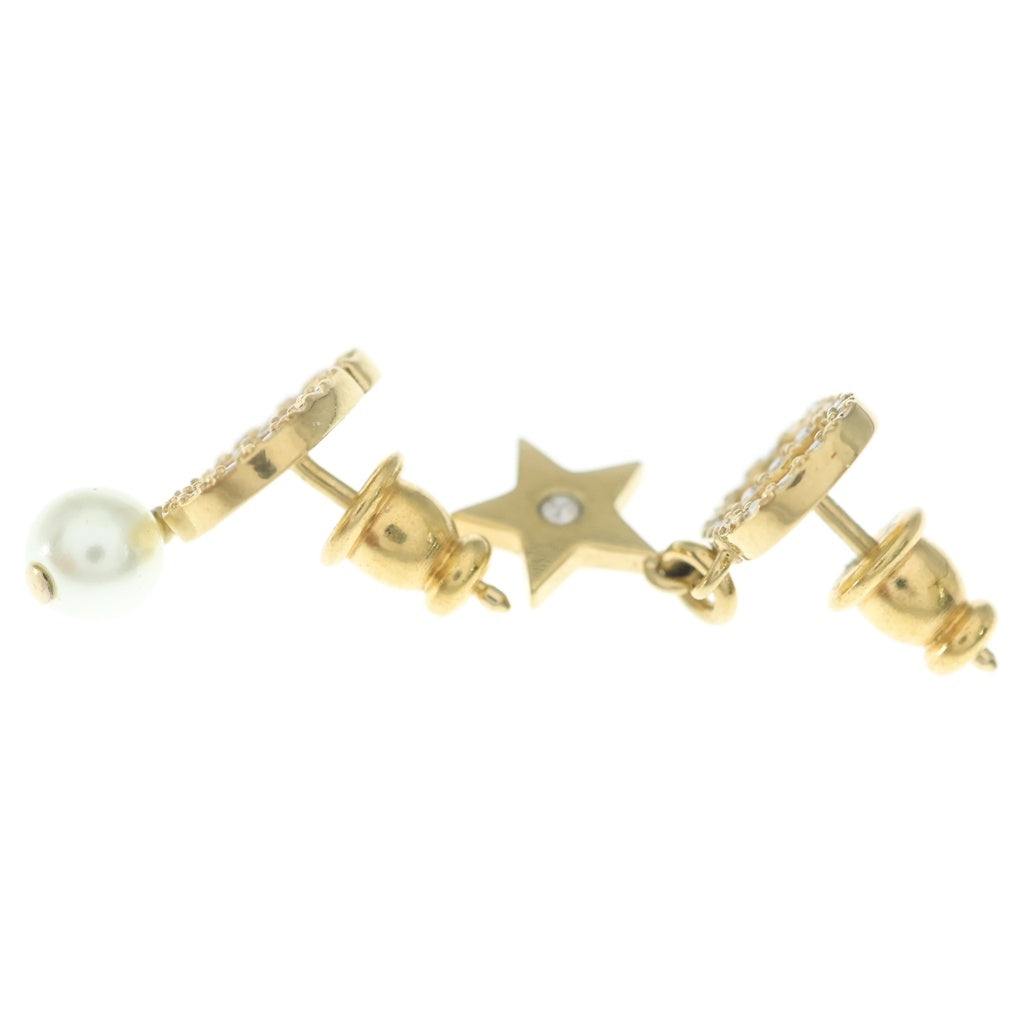 DIOR(ディオール) PETIT CD LUCKY CHARM ピアス ゴールド メタル フェイクパール E3714WOMCY
