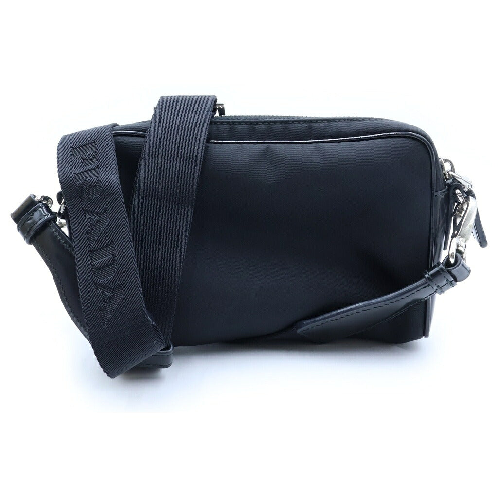 PRADA(プラダ) Re-Nylon ショルダーバッグ ナイロン×エナメル ブラック 2VH172